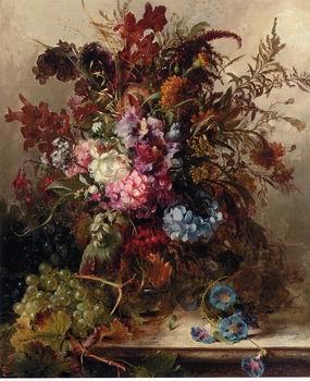 unknow artist Floral, beautiful classical still life of flowers.075 oil painting image